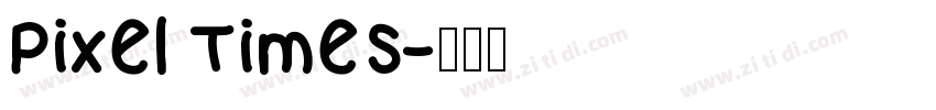 Pixel Times字体转换